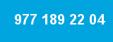 977 189 22 04 977 189 22 04